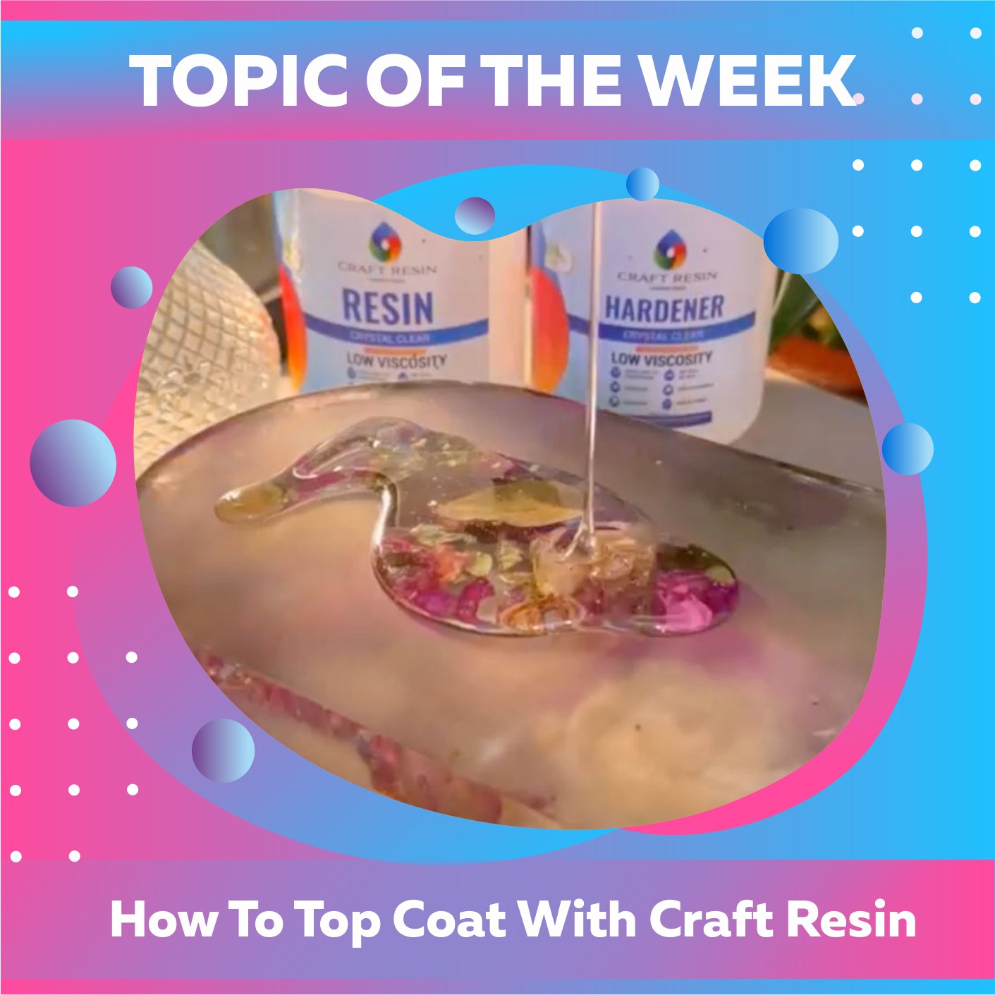 How To Top Coat With Craft Resin - Craft Resin US