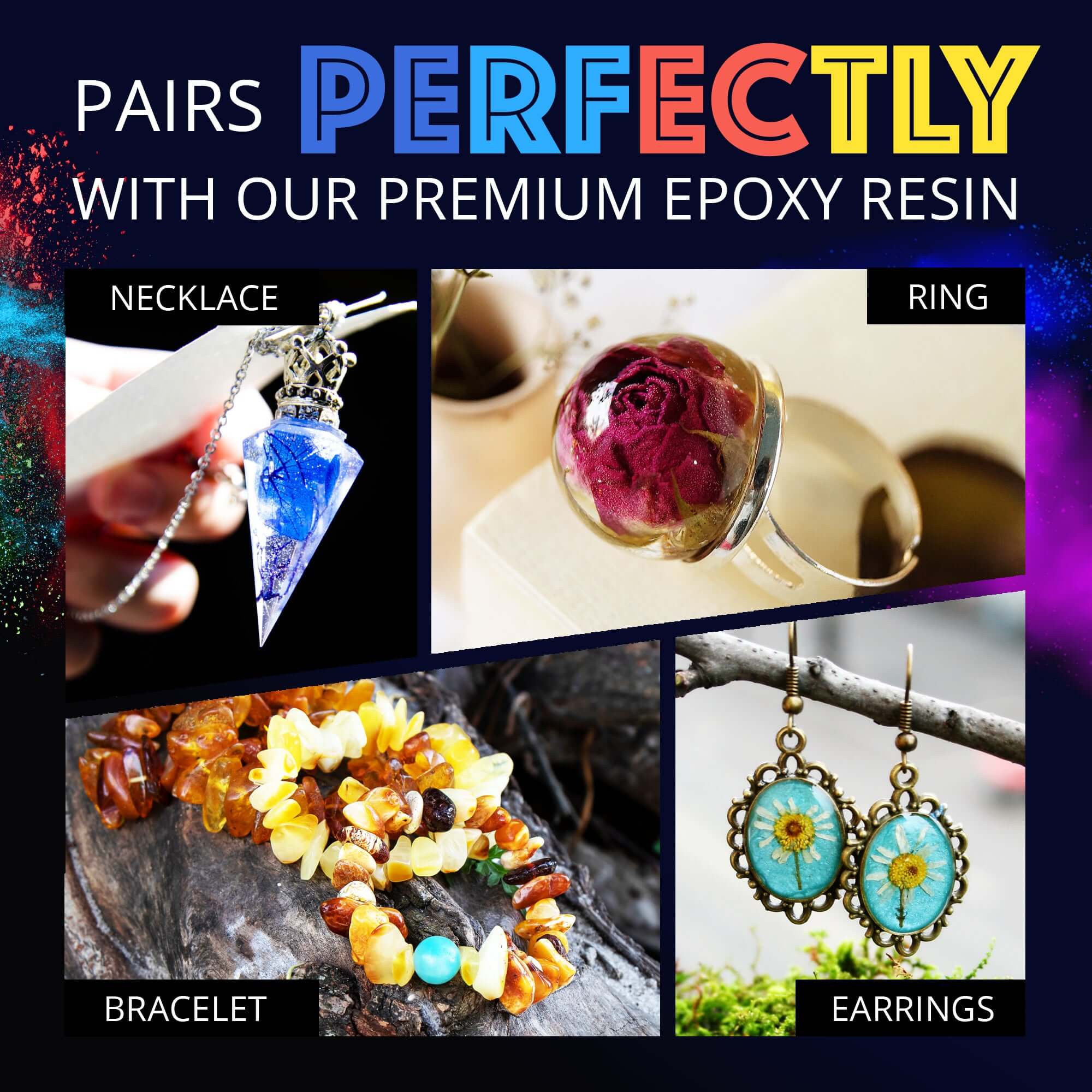 Wholesale Epoxy Resin Rings 